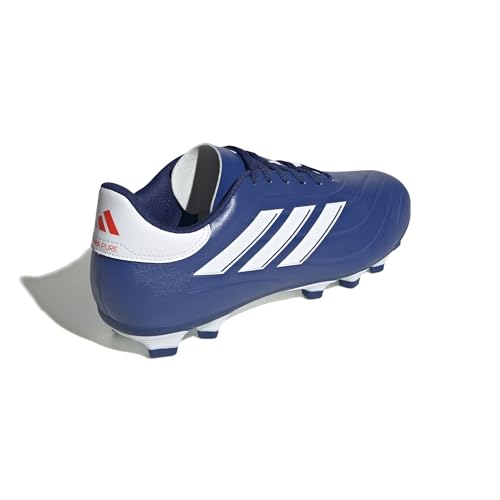 adidas Copa Pure 2.4 FxG, Football Shoes (Firm Ground) Unisex Adulto, Lucid Blue/FTWR White/Solar Red, 42 2/3 EU