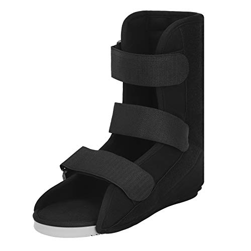 FakeFace Zapatilla posoperatoria para usar tumbada para apoyar yeso postoperatorio, bota de rotura ajustable, botas ortopédicas después de la cirugía