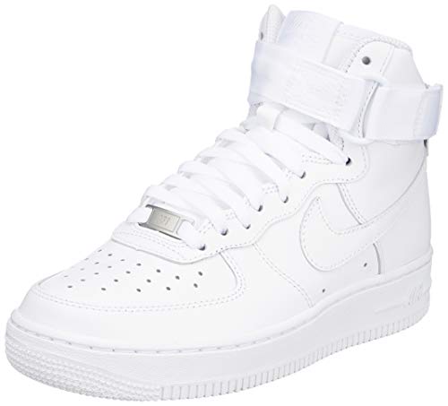 NIKE Air Force 1 High, Zapatos de Baloncesto Mujer, Blanco (White/White/White 105), 36 EU