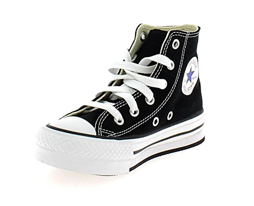 Converse Chuck Taylor All Star EVA Lift Canvas Platform, Sneaker, Black/White/Black, 35 EU