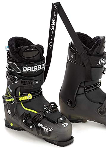 Sklon Correa Para Botas De Ski - Nuevo Accesorio Innovador De Deporte De Invierno Para Llevar Las Botas Ski Fácilmente y Sin Estrés - Negro