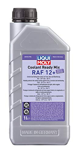 LIQUI MOLY Coolant Ready Mix RAF 12+ | 1 L | Producto de invierno | Protección contra el enfriamiento | 6924