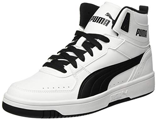 PUMA Unisex Adults' Fashion Shoes REBOUND JOY Trainers & Sneakers, PUMA WHITE-PUMA BLACK, 48.5