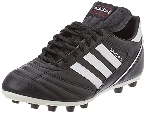 adidas Kaiser 5 Liga, Zapatillas de Fútbol Hombre, Negro Blackrunning White Footwear Red, 40 2/3 EU