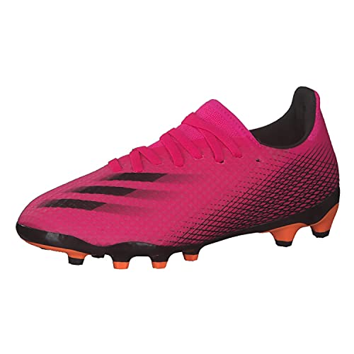 adidas X GHOSTED.3 MG J, Zapatillas de fútbol, ROSSHO/NEGBÁS/NARCHI, 34 EU