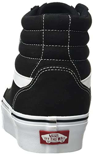 Vans Filmore Hi Platform Zapatillas Para Mujer, Canvas Black/White, 38 EU
