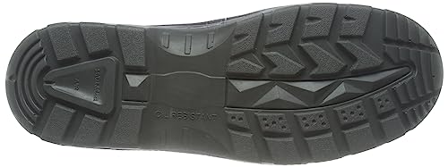 SAFETY JOGGER S3 Zapatos de Seguridad para Hombres con Punta de Acero 44 EU- X0600 - Botas de Trabajo Antideslizantes para Mujeres, Zapatos de Seguridad de Cuero, Resistentes al Agua, Negros